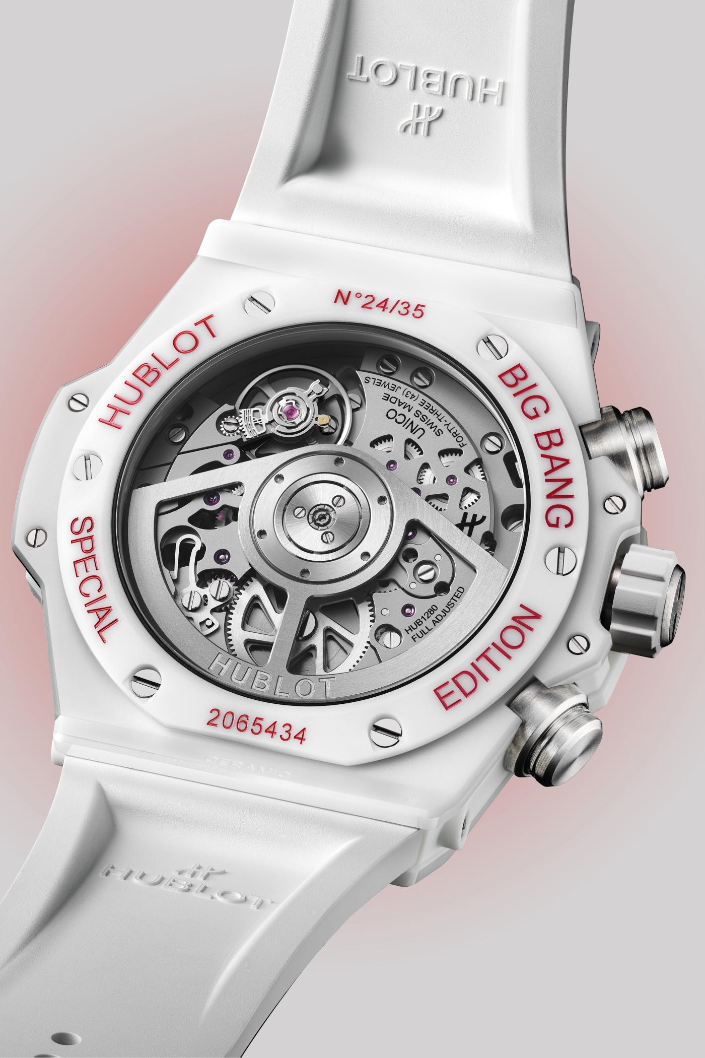 ウブロ 初の限定モデル「ビッグ・バン ウニコ レフトハンド ホワイト